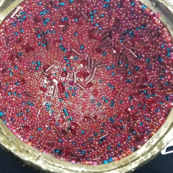 Trimsetter "Merry Mardi Gras" Collection Hand Painted Coconut Ornament - NEW - Picture 9 of 11